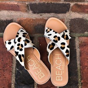 Leopard sandals